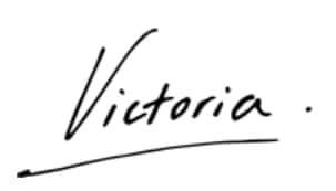 Victoria signature